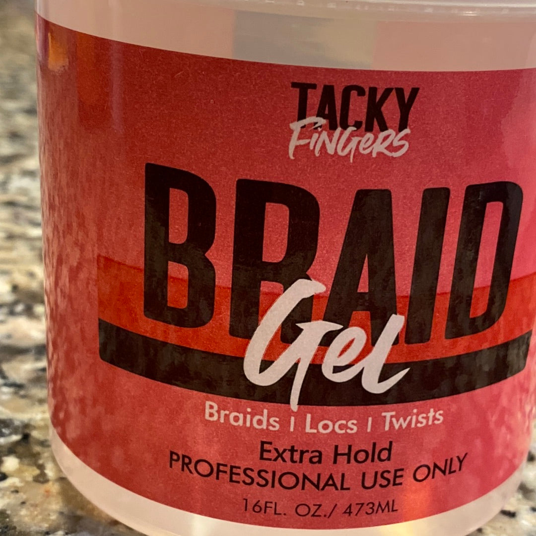Tacky Fingers Braid Gel (16FL.OZ.)