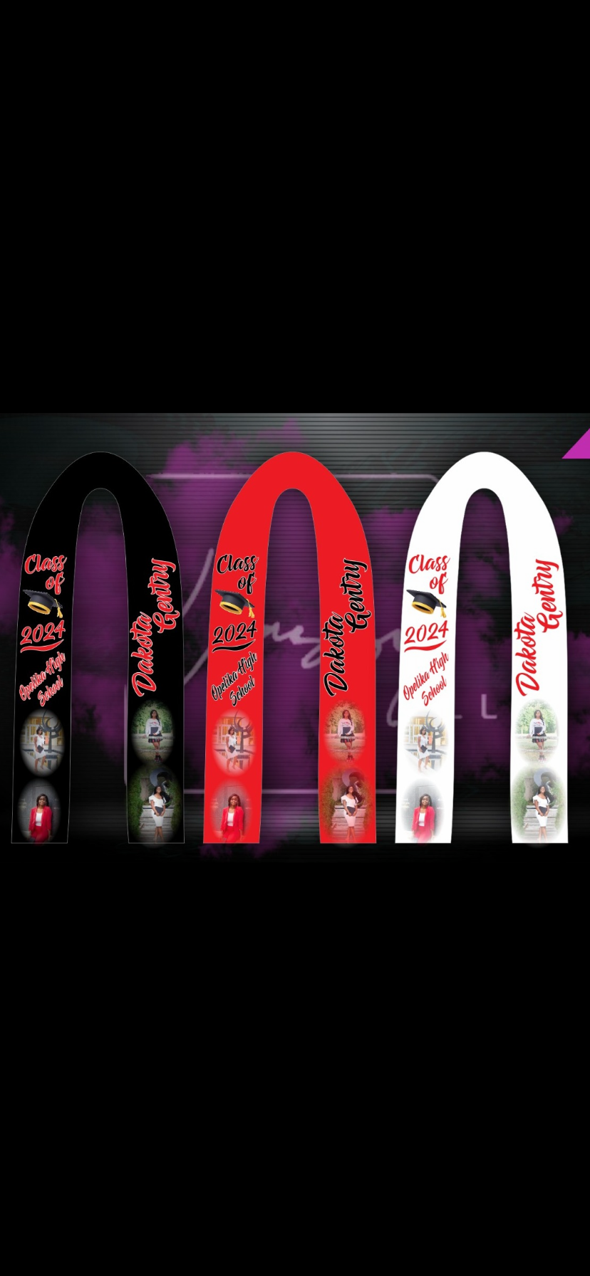 Custom Graduation Stoles