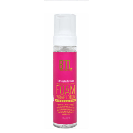 BTL Professional Moisture Sculpting Foam Wrap Lotion, Supreme Performance (Pink Bottle)