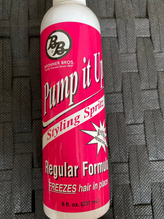 Bronner Bros Pump it Up! Styling Spritz, Regular Formula - 8 fl oz