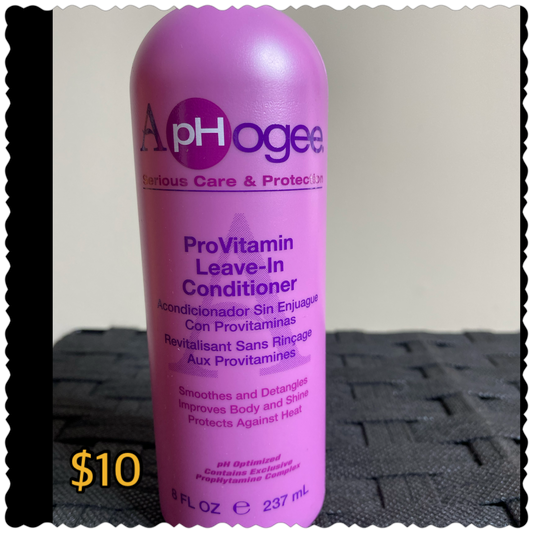 Aphogee Provitamin Leave In Conditioner 8 FL OZ