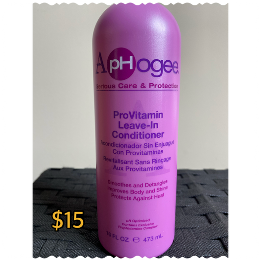 Aphogee Provitamin Leave In Conditioner 16 FL OZ