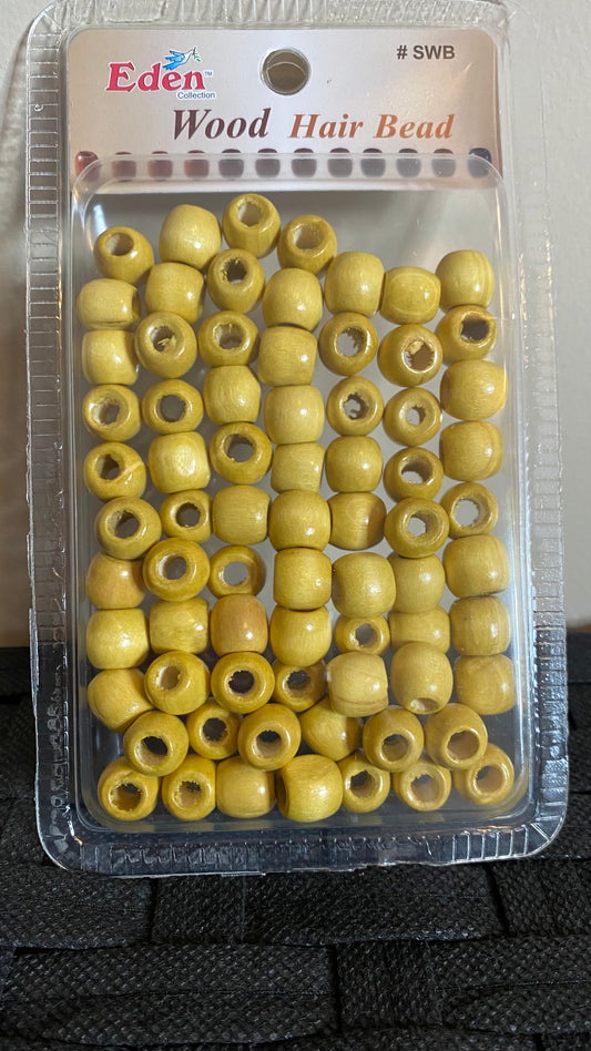 Medium Wooden Hair Beads