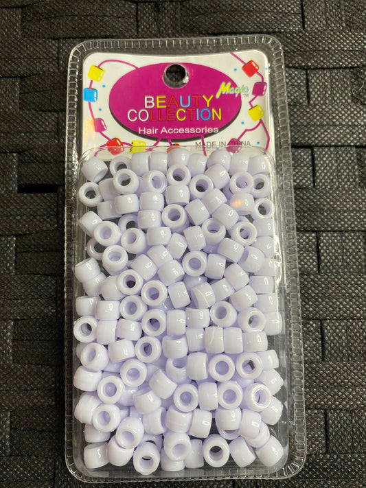White Medium beads