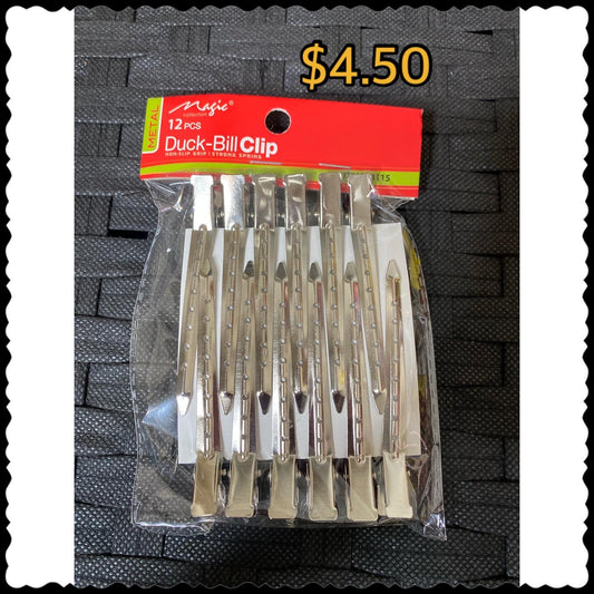 Duckbill clips 12 Pieces