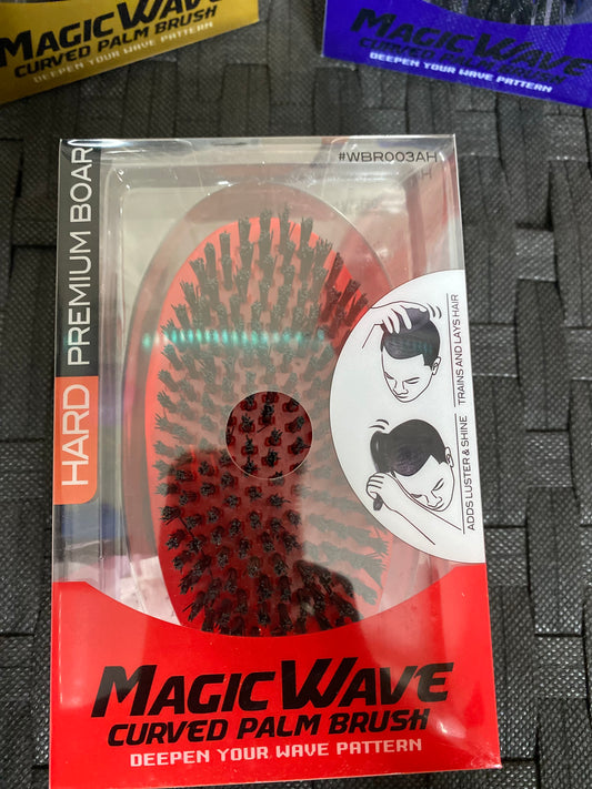 Men Magic Wave Curved Palm Brush Hard