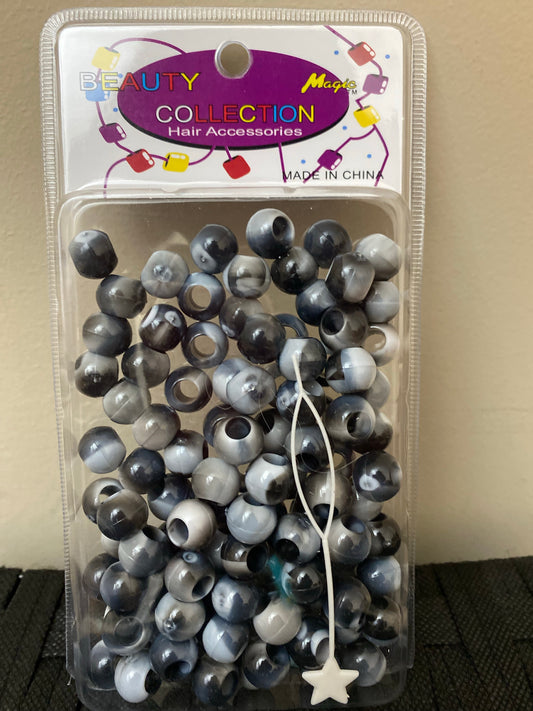 Jumbo Black/White Beads
