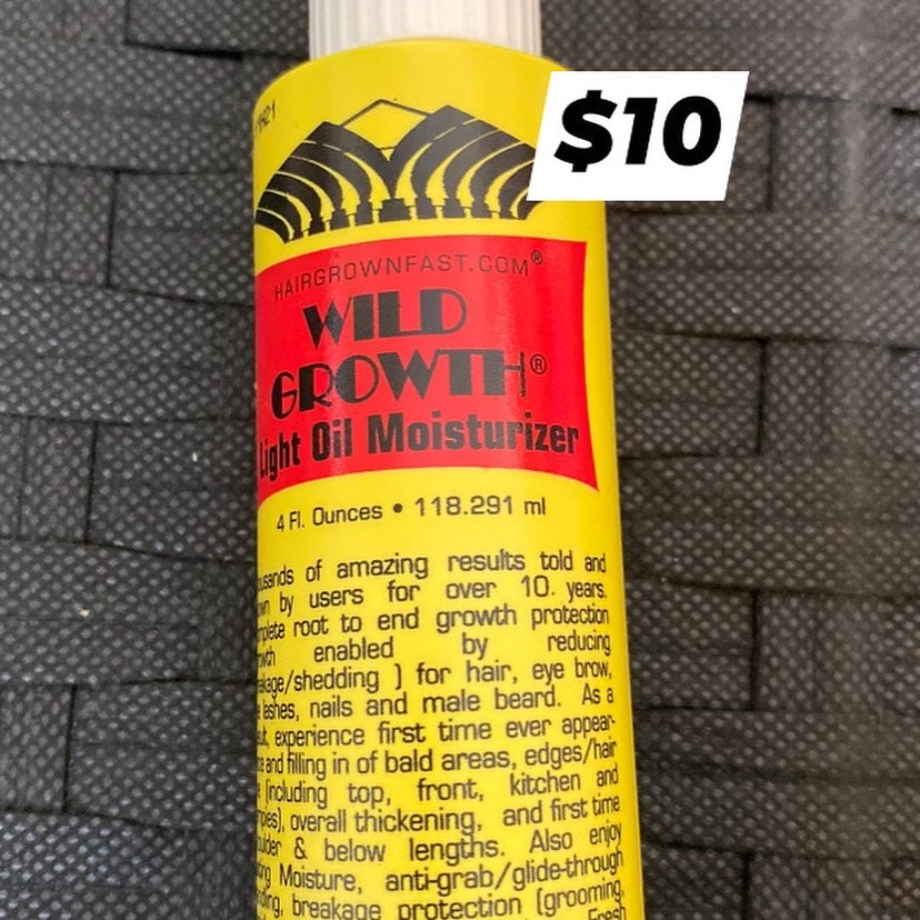 Wild Growth Light Oil Moisturizer 4 FL OZ