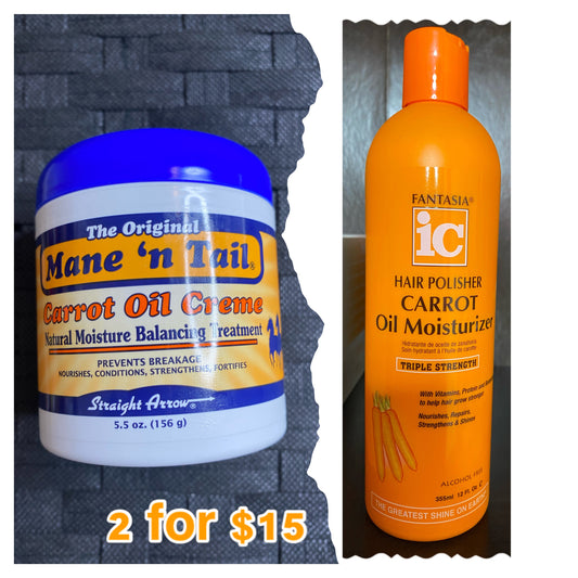 Carrot Oil Moisturizer & Creme