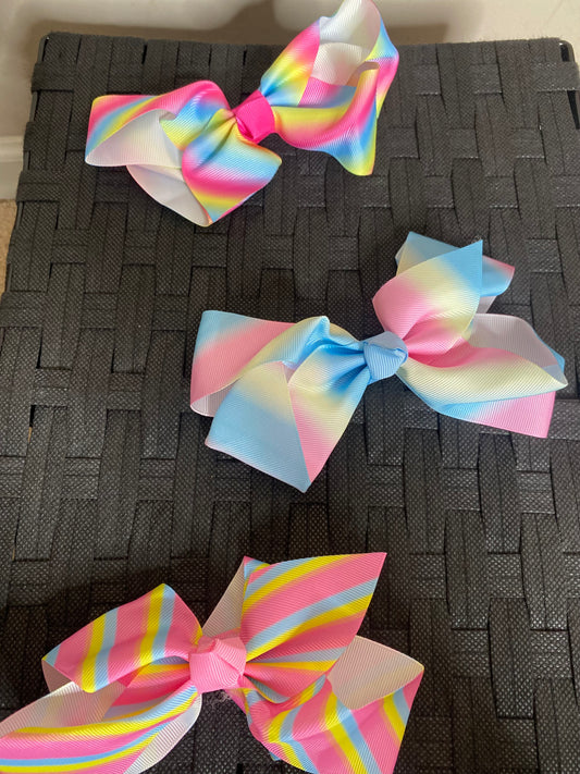 Medium Pastel Hair bows