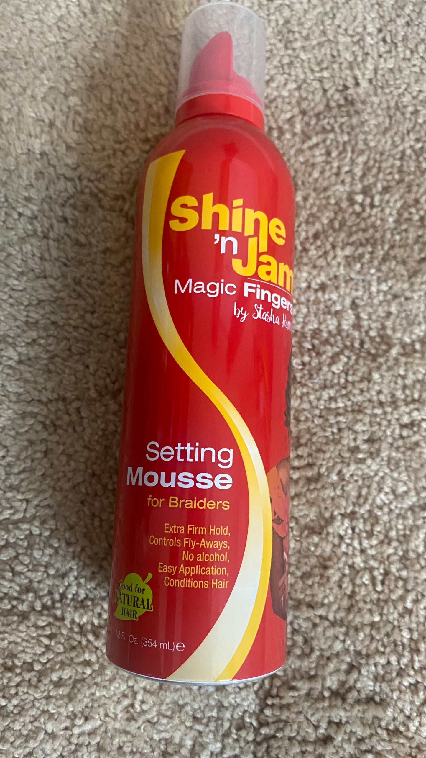 Shine n Jam Setting Mousse for Braiders 12 FL OZ