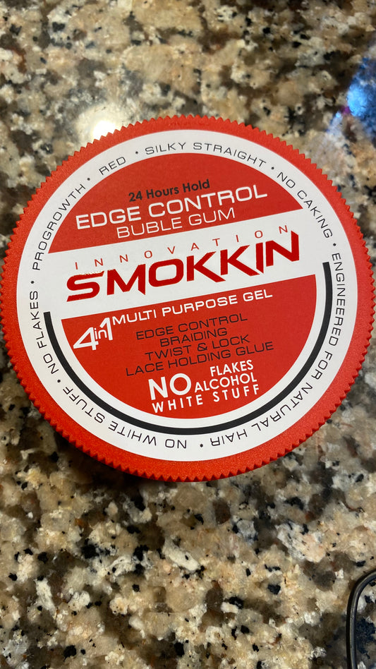 INNOVATION SMOKKIN Professional Hair Gel Wax - Perfect for Curl & Wave Hair - Styling Hair Gel Wax with Multipurpose use 4 in 1, Ultra Smooth & Long-Lasting Shine, Red