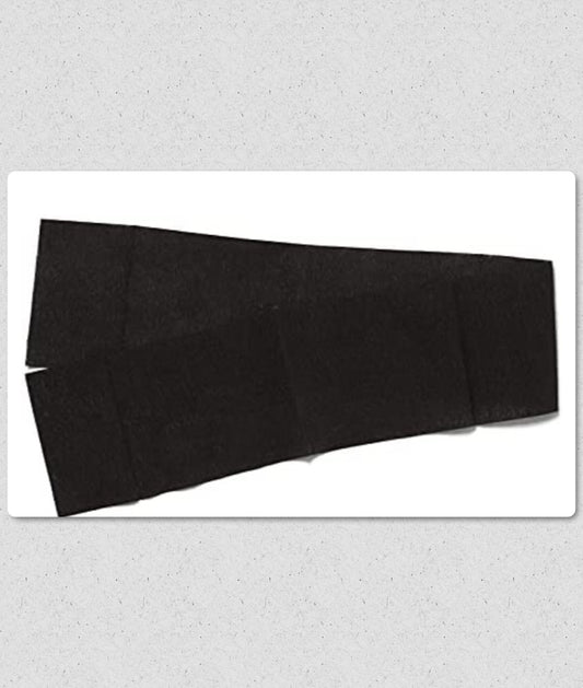 Mega Wrap Strip Refills Black, 6 packs of 40 strips