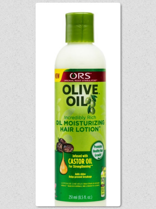 ORS Olive Oil Moisturizing Heat Protection nourishing Incredibly Rich Hair Styling Lotion, 8.5 fl oz
