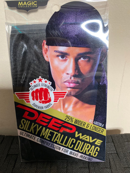 Deep wave Silky Metallic Durag