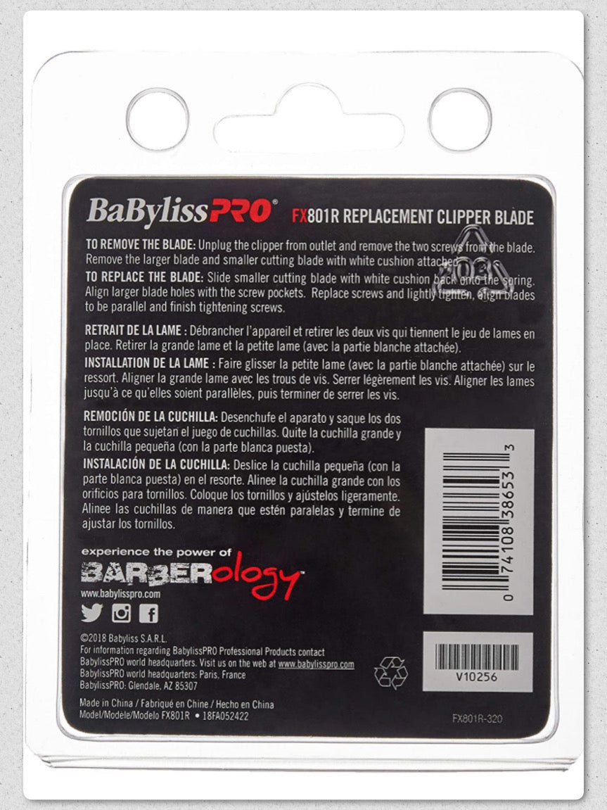 BaBylissPRO Barberology Replacement Clipper Blades for FX801R