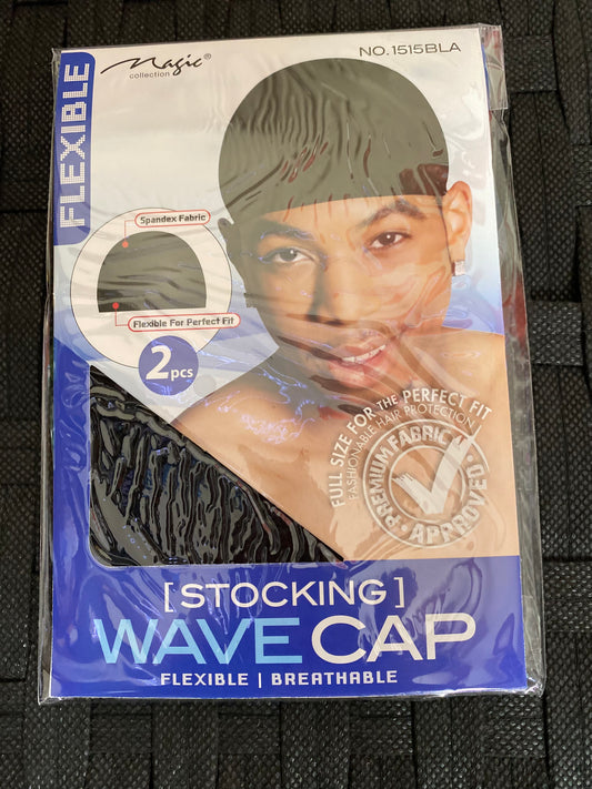 Men Wave Cap (Stocking) 2 pack