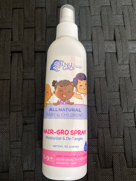 Nu Gro Baby Hair-Gro Spray 8 FL OZ