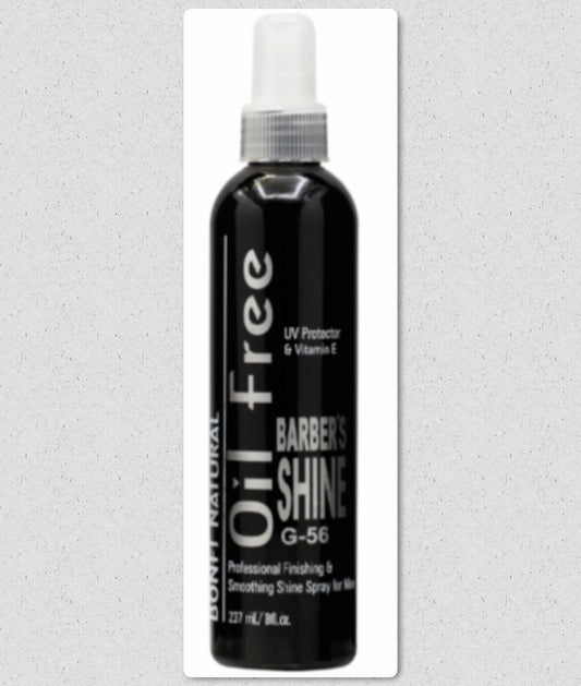 Bonfi Natural Oil Free Barber Shine Finishing Spray 8 oz